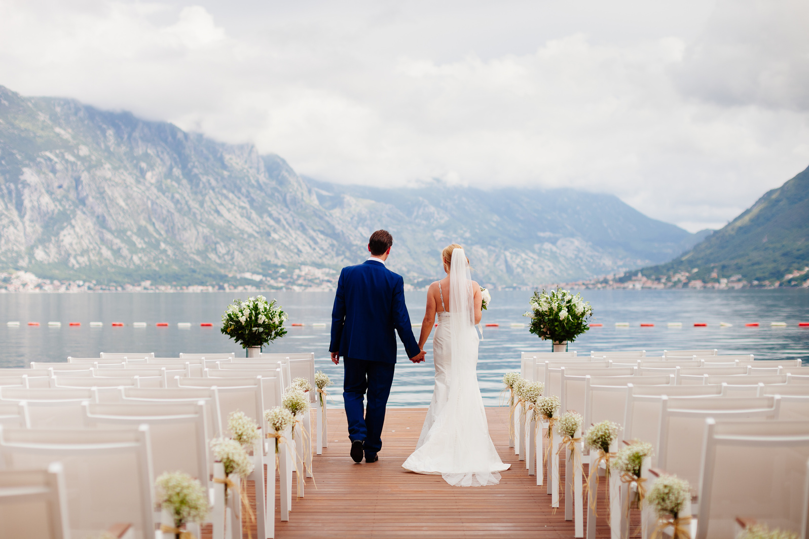 Wedding Couple at Destination Wedding Ceremony